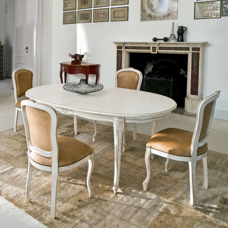 dorado-1127-extendable-table-entirely-made-of-old-looking-lacquered-wood-almond-white-colour-matched-with-pegaso-4610-chairs